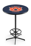 L216 Black Wrinkle Auburn Tigers Pub Table