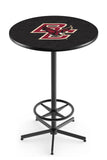 L216 Black Wrinkle Boston College Eagles Pub Table