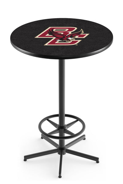 L216 Black Wrinkle Boston College Eagles Pub Table