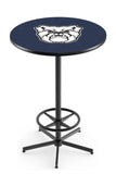 L216 Black Wrinkle Butler Bulldogs Pub Table