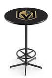 L216 Black Wrinkle Las Vegas Golden Knights Pub Table