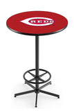 Cincinnati Reds MLB L216 Black Wrinkle Pub Table