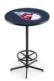 Cleveland Guardians MLB L216 Black Wrinkle Pub Table