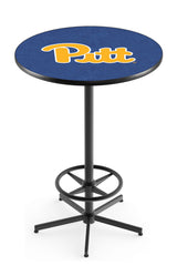 L216 Black Wrinkle Pittsburgh Panthers Pub Table