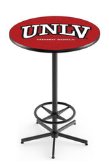 L216 Black Wrinkle University of Nevada Las Vegas Runnin' Rebels Pub Table