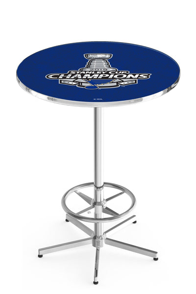 L216 Chrome St. Louis Blues Stanley Cup Pub Table