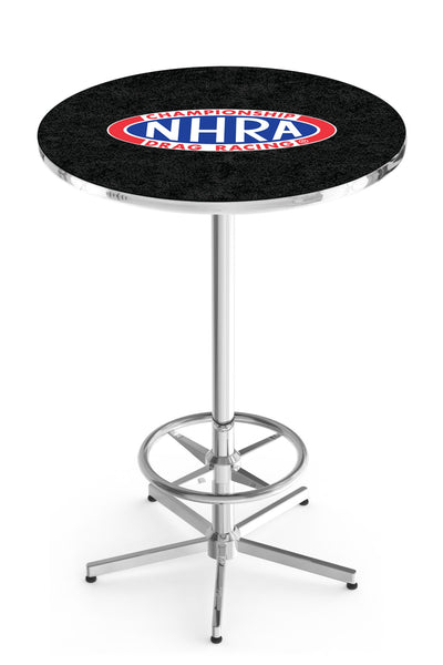 L216 Chrome NHRA Drag Racing Pub Table