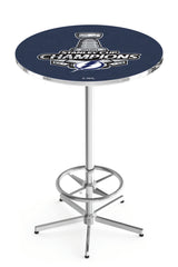 L216 Chrome Tampa Bay Lightning 2020 Stanley Cup Pub Table