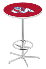 L216 Chrome Fresno State University Bulldogs Pub Table