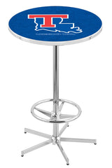 L216 Chrome Louisiana Tech Bulldogs Pub Table