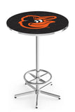 Baltimore Orioles L216 Chrome MLB Pub Table