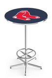Boston Red Sox L216 Chrome MLB Pub Table