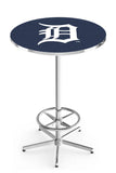 Detroit Tigers L216 Chrome MLB Pub Table