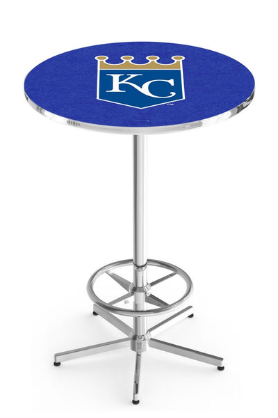 Kansas City Royals L216 Chrome MLB Pub Table