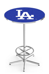 Los Angeles Dodgers L216 Chrome MLB Pub Table