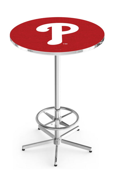 Philadelphia Phillies L216 Chrome MLB Pub Table