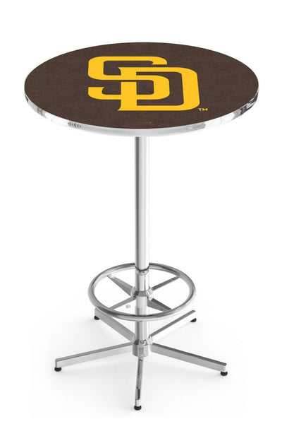 San Diego Padres L216 Chrome MLB Pub Table