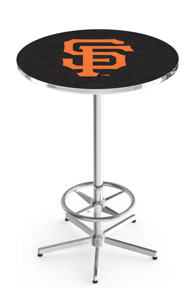 San Francisco Giants L216 Chrome MLB Pub Table