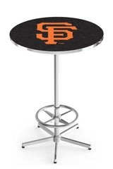 San Francisco Giants L216 Chrome MLB Pub Table