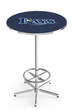 Tampa Bay Rays L216 Chrome MLB Pub Table