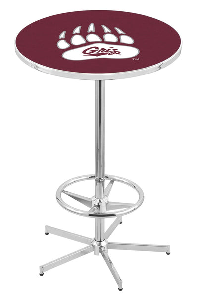 L216 Chrome University of Montana Grizzlies Pub Table