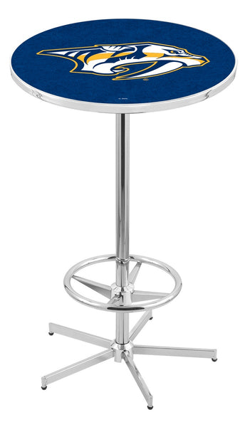 L216 Chrome Nashville Predators Pub Table