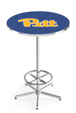 L216 Chrome Pittsburgh Panthers Pub Table