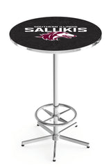 L216 Chrome Southern Illinois University Salukis Pub Table