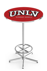 L216 Chrome University of Nevada Las Vegas Runnin' Rebelss Pub Table