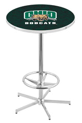 L216 Chrome Ohio University Bobcats Pub Table