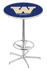 L216 Chrome Washington Huskies Pub Table