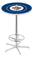 L216 Chrome Winnipeg Jets Pub Table