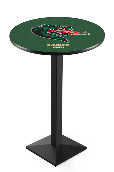 L217 Black Wrinkle Alabama Birmingham Blazers Pub Table