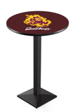 L217 Black Wrinkle Arizona State Sparky Pub Table