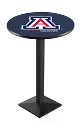 Black Wrinkle L217 Black Wrinkle Arizona Wildcats Pub Table