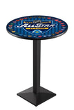 L217 Black Wrinkle All Star Game Pub Table