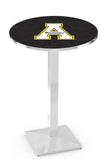 L217 Chrome Appalachian State Mountaineers Pub Table