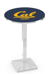 L217 Chrome California Golden Bears Pub Table