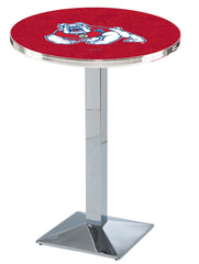 L217 Chrome Fresno State University Bulldogs Pub Table