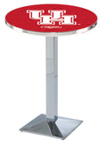 L217 Chrome University of Houston Cougars Pub Table