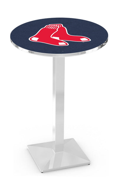 Boston Red Sox L217 Chrome MLB Pub Table