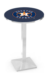 Houston Astros L217 Chrome MLB Pub Table