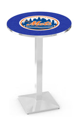 New York Mets L217 Chrome MLB Pub Table
