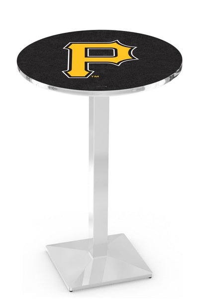 Pittsburgh Pirates L217 Chrome MLB Pub Table