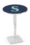 Seattle Mariners L217 Chrome MLB Pub Table