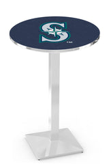 Seattle Mariners L217 Chrome MLB Pub Table