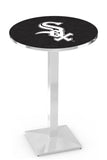 Chicago White Sox L217 Chrome MLB Pub Table