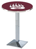 L217 Chrome University of Montana Grizzlies Pub Table