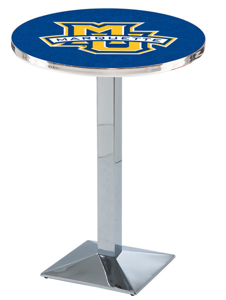 L217 Chrome Marquette University Golden Eagles Pub Table