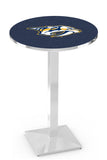 L217 Chrome Nashville Predators Pub Table